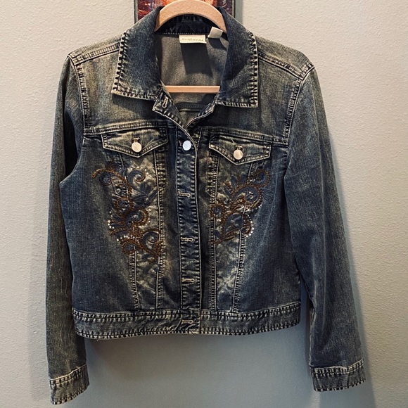 Chico's Jackets & Blazers - 🔥SALE🔥 Chico’s Platinum Jean Jacket